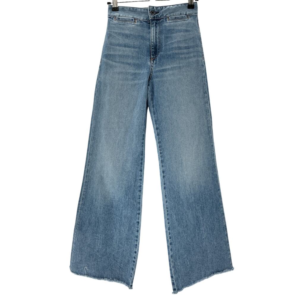 Askk Ny High Rise Blue Brighton Denim Jeans Size 23 - Picture 2 of 4